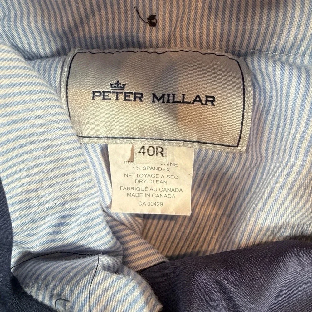 Peter Millar Pants Men's 38x33 Royal Blue Performance Golf Trousers